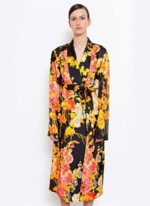 Dries Van Noten フローラル ローブ