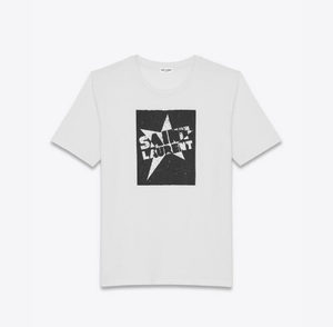 SAINT LAURENT “SAINT LAURENT” スター Tシャツ