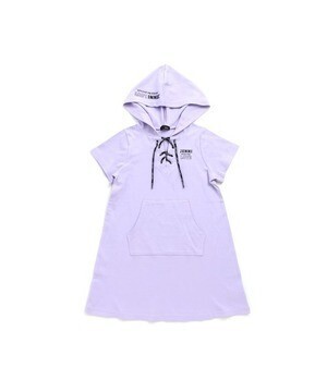 JENNI love レースアップパーカーワンピ