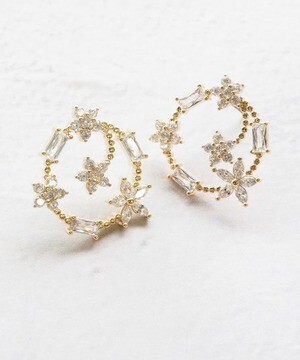 VATSURICA 【t-1255P③】オケージョンジルコニアピアス