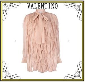 VALENTINO 【VALENTINO】シアー ブラウス (VALENTINO/ブラウス・シャツ) BAB2F02UP【BUYMA】