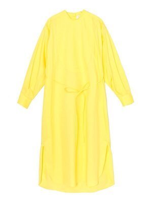 HYKE BIB FRONT SHIRT DRESS