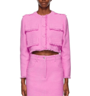 MSGM Cotton Tweed Jacket