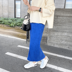 Dolce. スウェードスカート　S【blue】