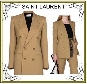 SAINT LAURENT 【SAINT LAURENT】ダブルジャケット (Saint Laurent/ジャケット) 648754Y7B73【BUYMA】