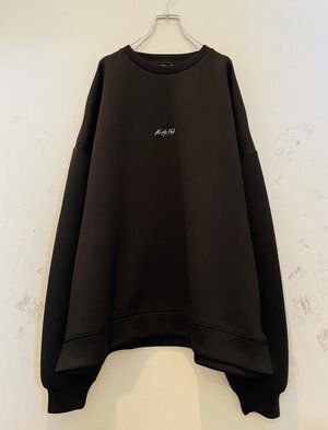 KINGLYMASK "KMK" ロゴ刺繍ポンチビッグスウェット