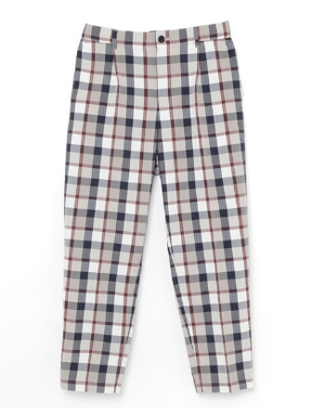 BLACK LABEL CRESTBRIDGE ミニクレストブリッジチェックサッカーアンクルトラウザーズ