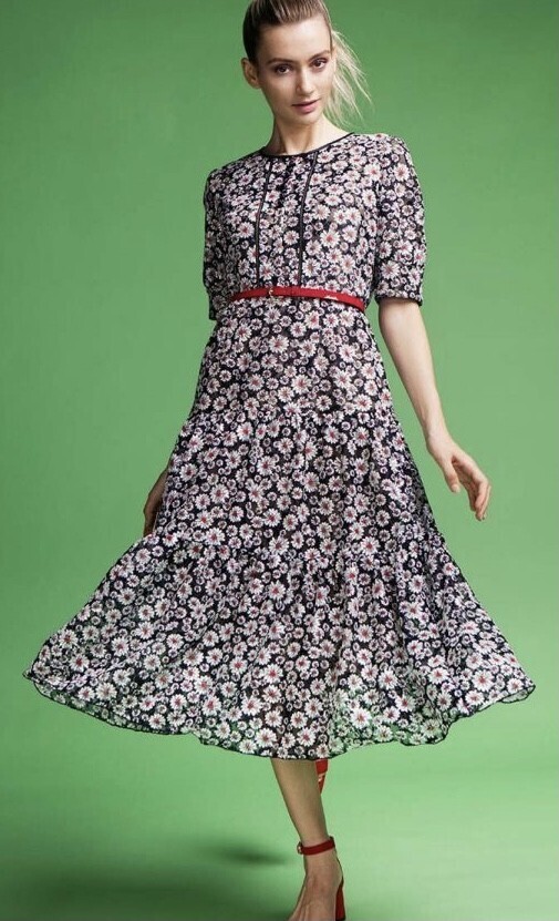 DOUBLE STANDARD CLOTHING CORCOVADO / フラワープリントワンピース