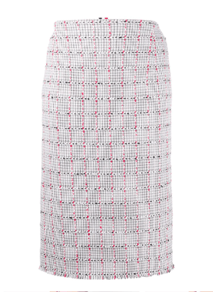 THOM BROWNE.NEW YORK ウィンドウペン ペンシルスカート
