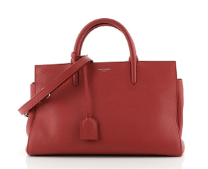 SAINT LAURENT Rive Gauche Cabas Leather Small