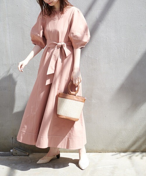 natural couture ンタンスリーブワンピース