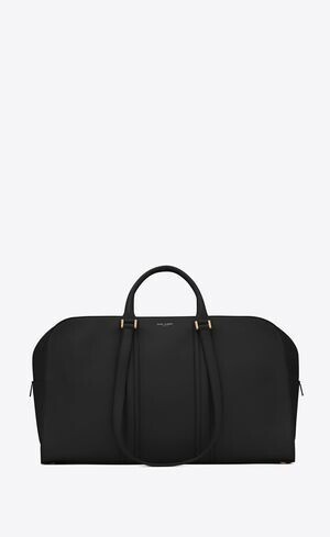 SAINT LAURENT スムースレザーのダッフルバッグ「コミューター」