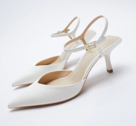 ZARA アンクルストラップ ヒール