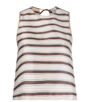 ALYSI stripe-print vest