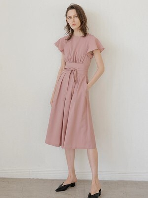 TONAL ドビーストライプワンピース