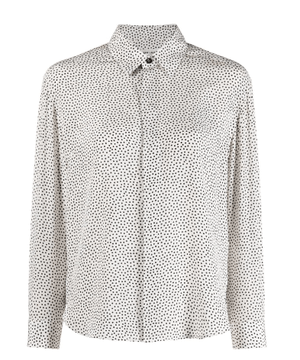 SAINT LAURENT ポルカドット ブラウス