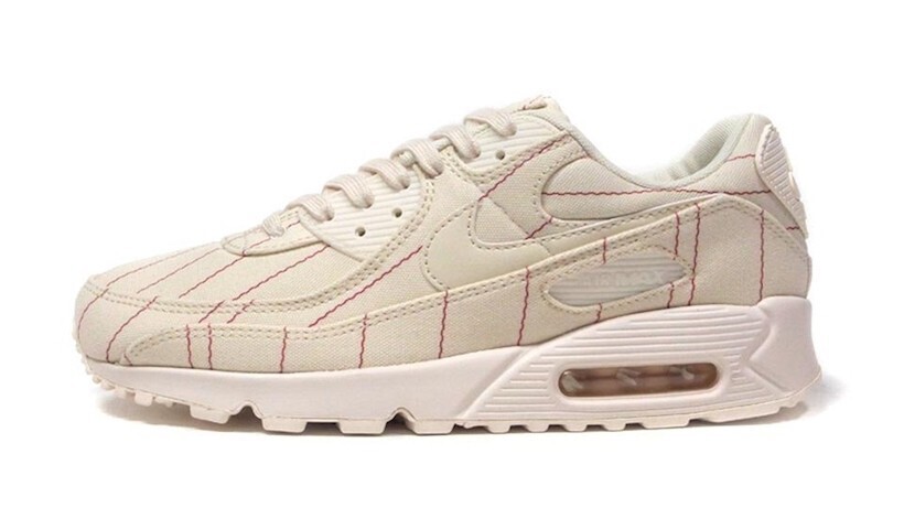 NIKE Air Max 90 NRG Covered in Chili Red Squiggly Lines
