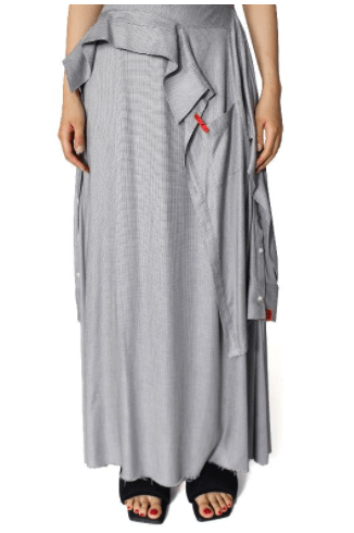 Maison MIHARA YASUHIRO Shirt Docking Skirt