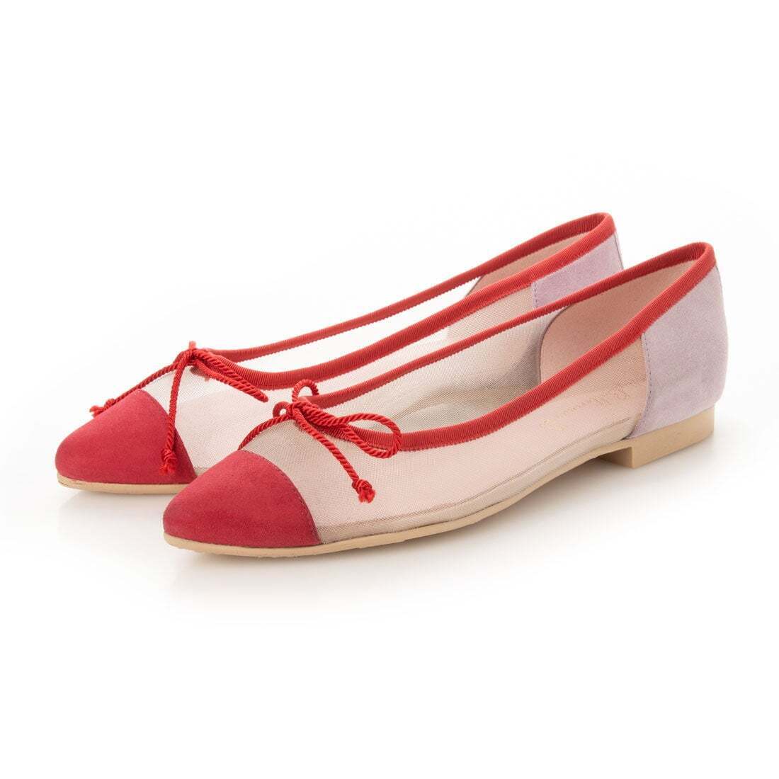 Pretty Ballerinas LENA suede-mesh