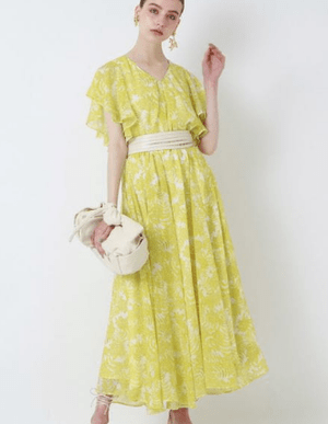 EPOCA シトラスプリント ドレス