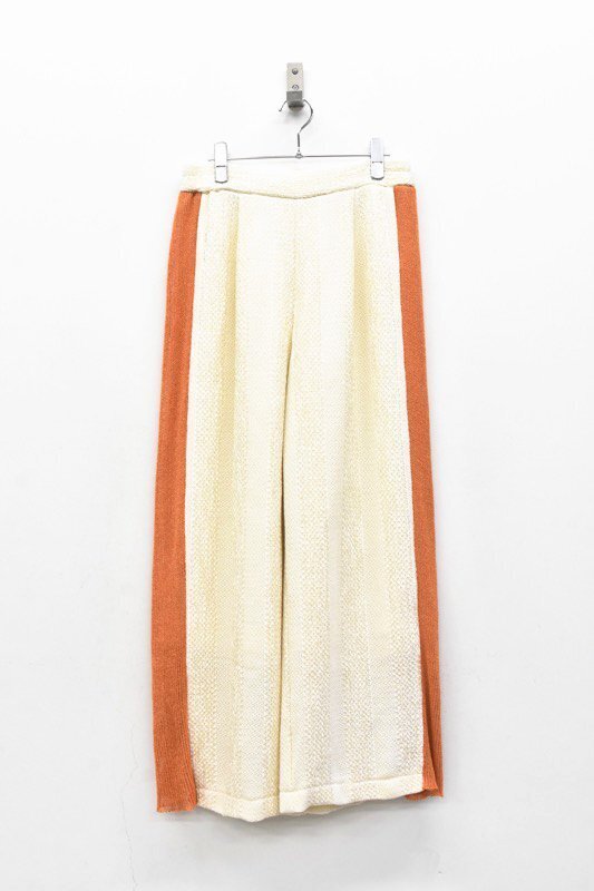 YUKI SHIMANE Side knit line Pants