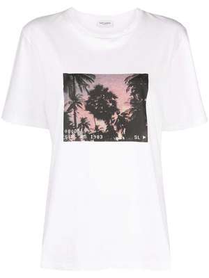 SAINT LAURENT パームツリー Tシャツ