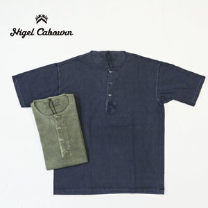 Nigel Cabourn 50's HENLEY NECK SHIRT PIGMENT