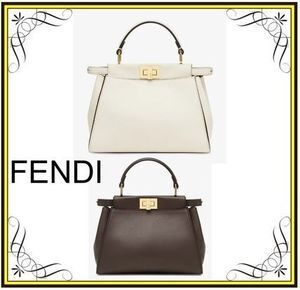 FENDI 【FENDI】PEEKABOO　アイコニック ミニ (FENDI/ハンドバッグ) 8BN244AF2WF1DUE  8BN244AF2WF1EGT【BUYMA】