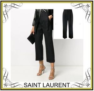 SAINT LAURENT 【Saint Laurent】クロップド テーラードパンツ (Saint Laurent/パンツ) 627259Y221W【BUYMA】