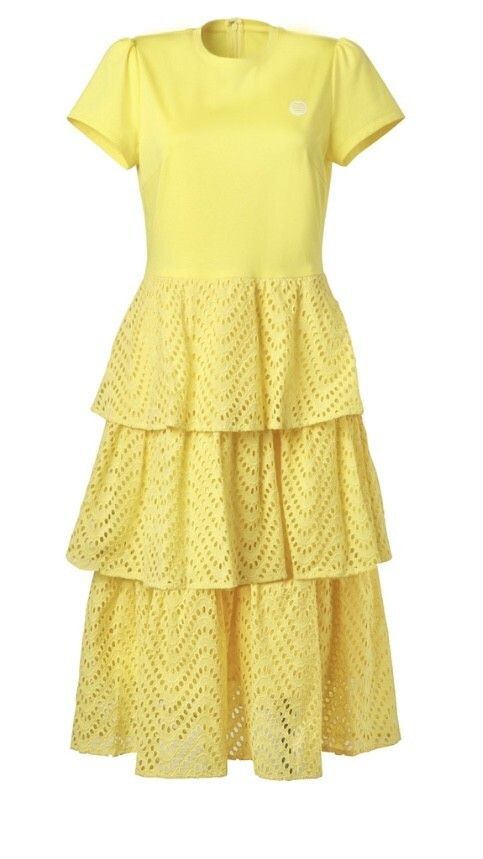 BORDERS at BALCONY LACE DRESS