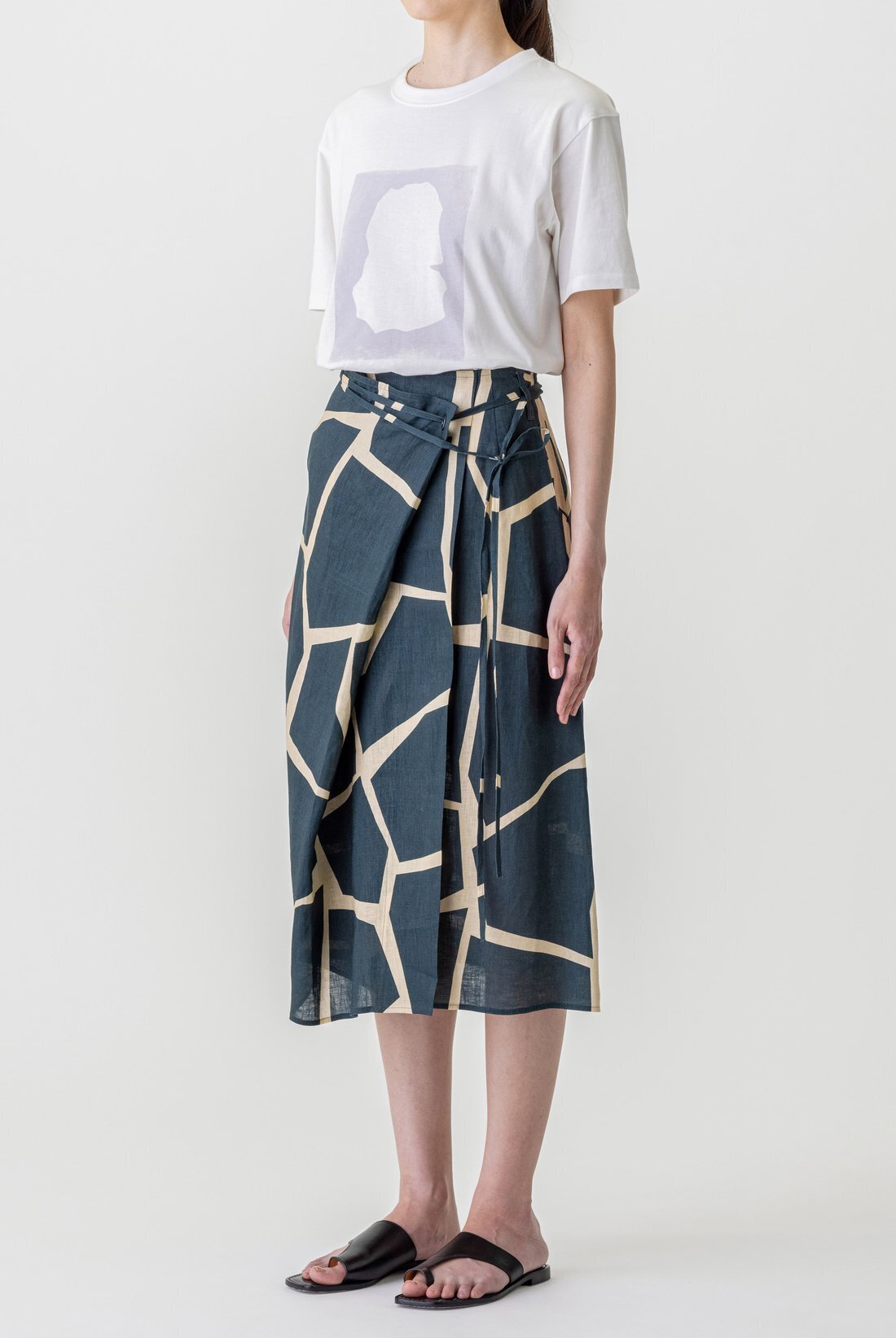 JOSEPH STUDIO ROCK PRINT / SHANNON SKIRT