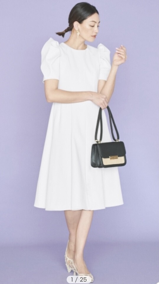 CELFORD フィット＆フレアポンチワンピース