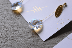 Matilda rose swarovski suncatcher/ピアス