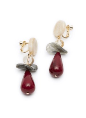 ROOM drip drop stone earring