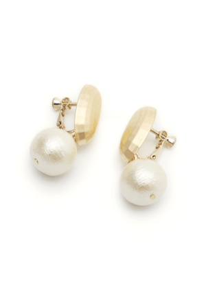 ROOM pellets cottonpearl earring