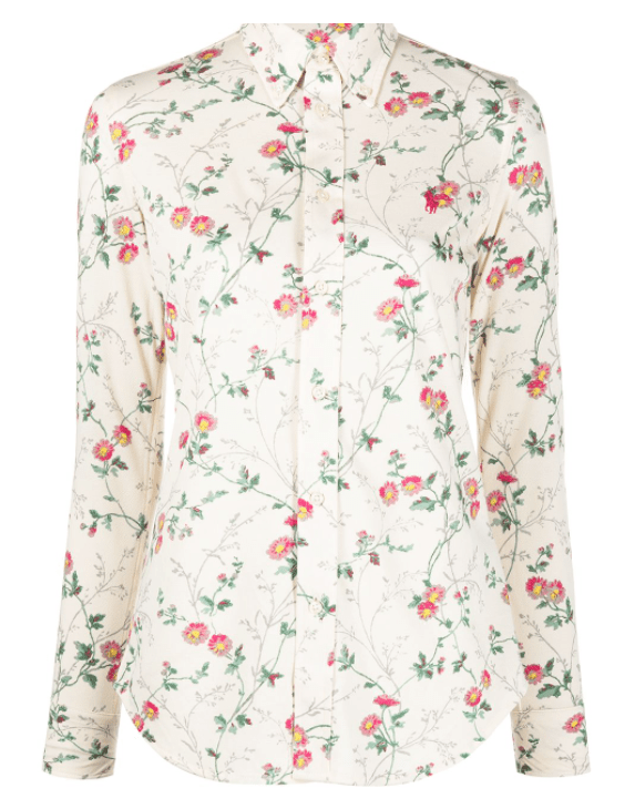 Polo Ralph Lauren floral-print long-sleeved shirt