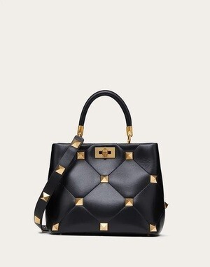 VALENTINO ローマンスタッズ ナッパレザー ハンドルバッグ