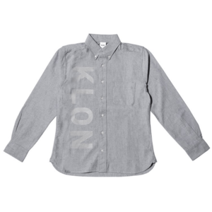 KLON KLON OX SHIRTS GRAY(VERTICAL LOGO)（S/M/L）