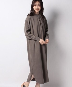 koe ヘンリーネックワンピース