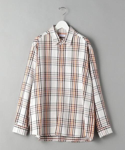 BEAUTY&YOUTH UNITED ARROWS BY ヘビーツイル チェック ビッグシルエット シャツ