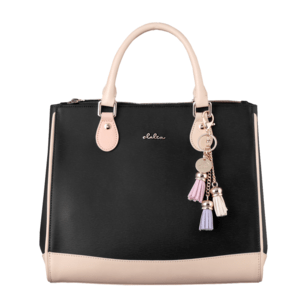Clelia [Clelia/クレリア] ハンドバッグ A4 本革 レザー ツートーン バイカラー チャーム付き レディース Blandine ブランディーヌ CL-34002