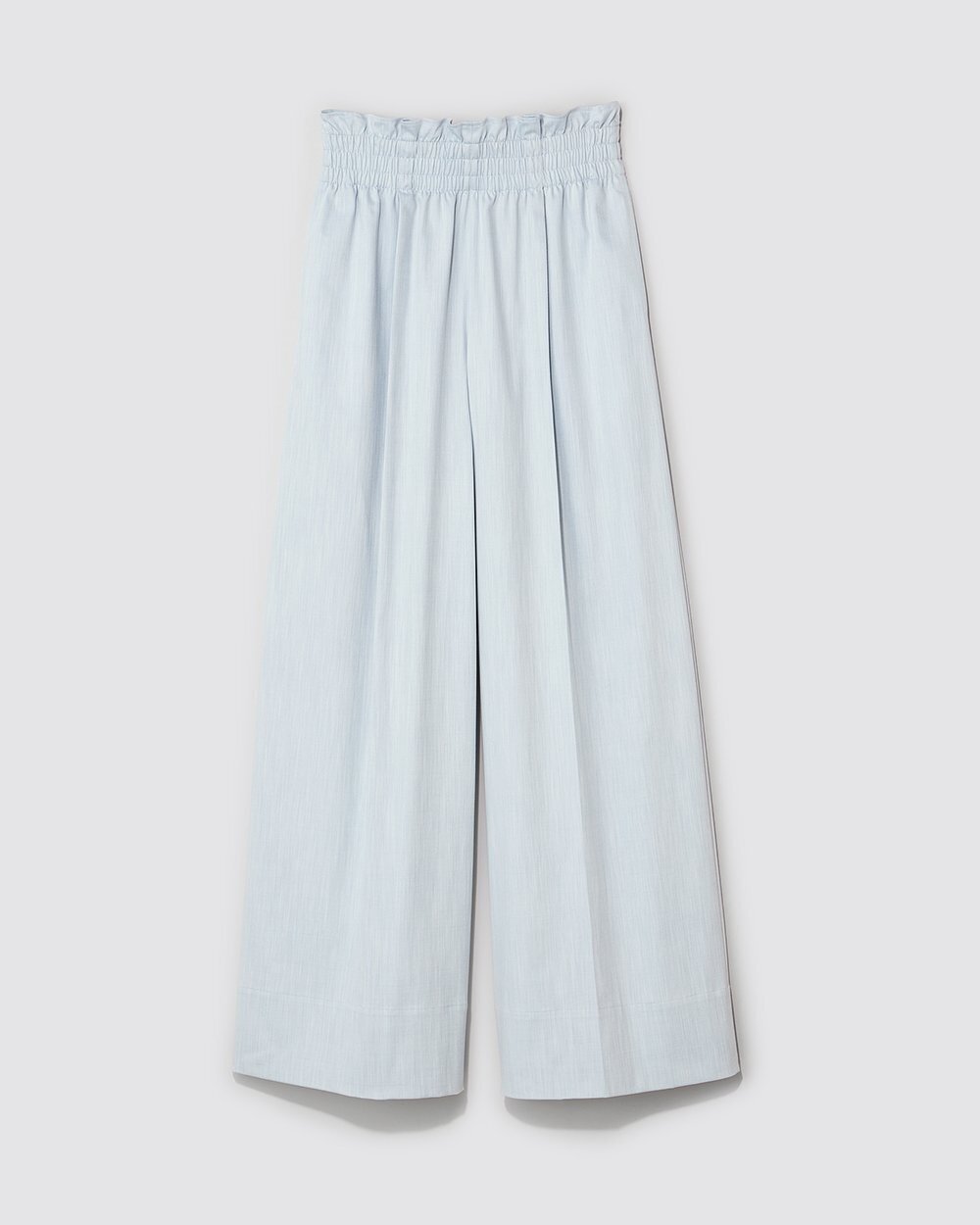 ADEAM BLEACHED DENIM HEATHER PALAZZO PANT