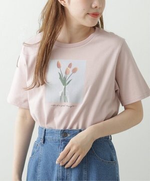 Ray Cassin チューリッププリントTシャツ