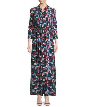 EQUIPMENT Britten Floral-Print Silk Maxi Dress