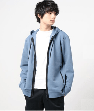 Seagreen HONEYCOMB TECK JERSEY HOODIE