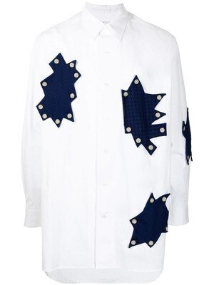 Yohji Yamamoto パッチディテール シャツ
