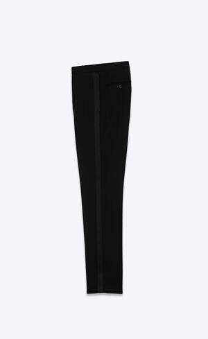 SAINT LAURENT アイコニック ル スモーキング ローウエスト トラウザー