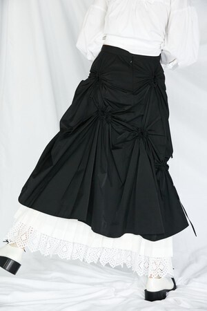 ENFOLD ギャザーホールSKIRT