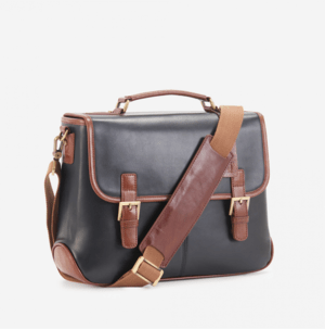 TRANSIC 本革×牛床革ショルダーバッグ