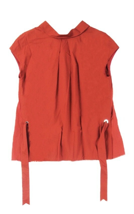 MIDDLA VOIL/TYPE STAND COLLOAR BLOUSE
